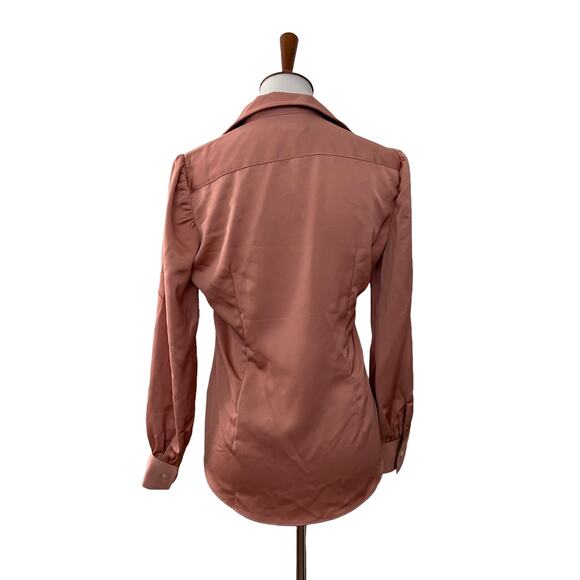 J Crew Womens Collared Pullover Top Long Sleeve Pink XS - Picture 3 of 7